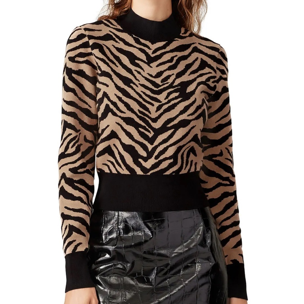 A.L.C. Lola Sweater Zebra Size XS